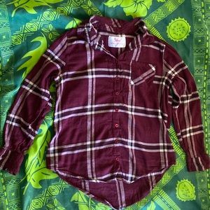 Girls shirts long sleeve button up